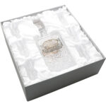 סט בקבוק ושישה כוסות קריסטל ליין עם פלקטה מהודרת