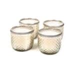 נר ריחני ונילה יוקרתי בכוס זכוכית מהודר