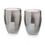 כוסות דאבל גלאס אפור