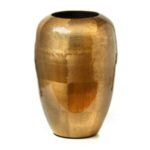 אגרטל מתכת זהב מהודר לנוי